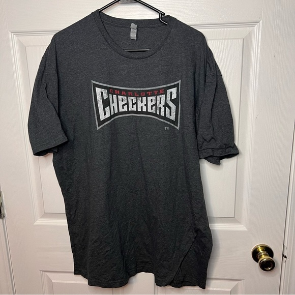 Next Level AHL Charlotte Checkers Men’s T Shirt Size XXL GUC - Picture 1 of 4